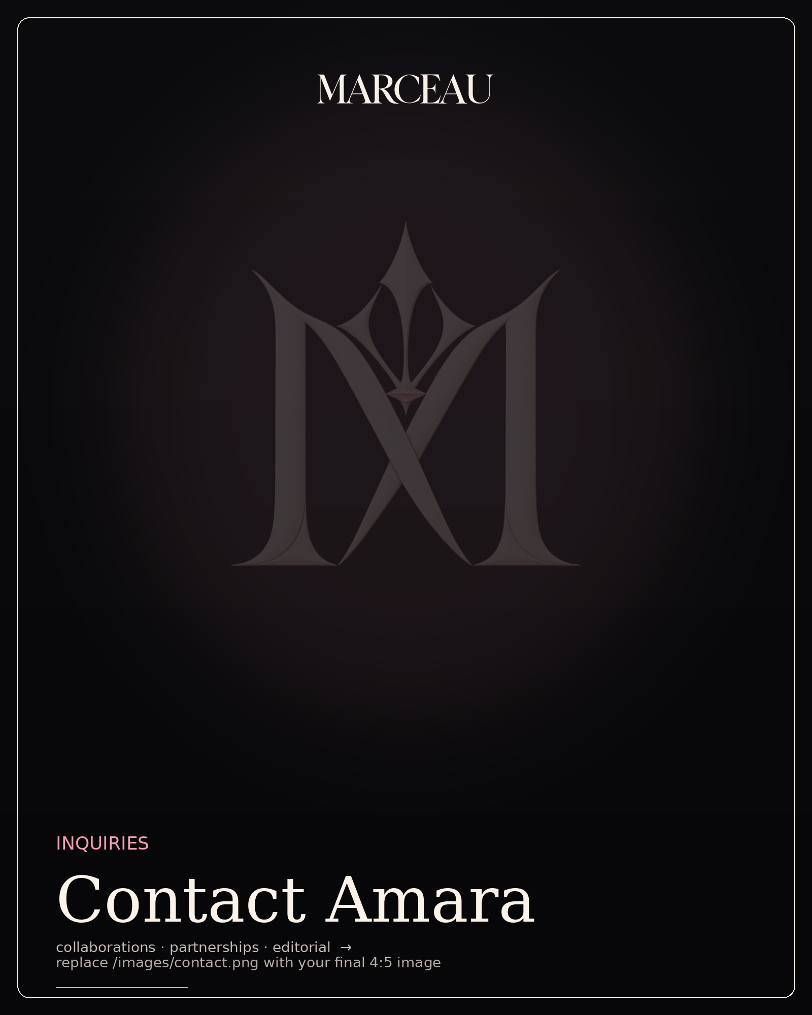 Amara Marceau — Contact